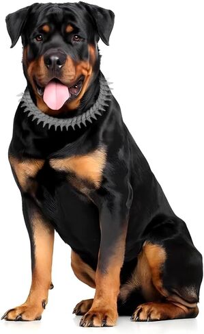 Serijoars Dog Chain Collar, Side Spiked Style Necklace Bling Diamond Cuban Link Dog Collars Glitter Rhinestone Puppy Collar for for Small Medium Large Pet Dogs Cats (Gold, 24 Inches) in Saudi Arabia