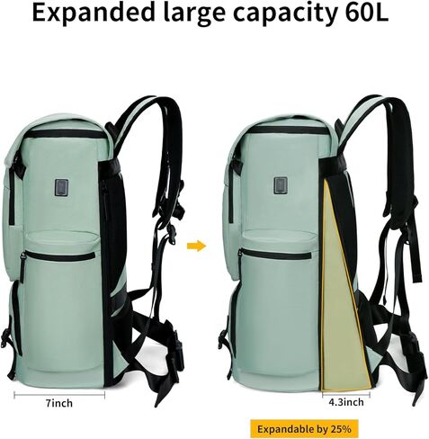 Travel Backpack TSA Friendly Flight Approved Carry on Backpack Nylon Water-resistant Business Large Weekender Bag Casual Daypack 17.3" Laptop Computer Backpack for Men Women(Black) in Kuwait