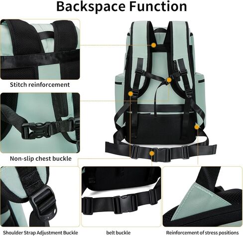 Travel Backpack TSA Friendly Flight Approved Carry on Backpack Nylon Water-resistant Business Large Weekender Bag Casual Daypack 17.3" Laptop Computer Backpack for Men Women(Black) in Kuwait