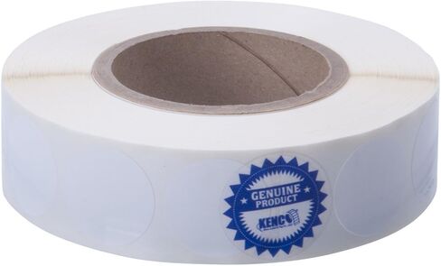 ملصقات نفث الحبر من Kenco Premium Inkjet مقاس 1.375 بوصة دائرية شديدة اللمعان، متوافقة مع طابعات الملصقات الملونة Primera والعديد من العلامات التجارية الأخرى للطابعات. تم توفير 1875 ملصقًا على 3 مراكز. in Kuwait