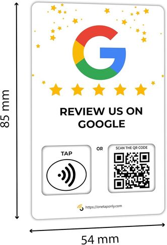 بطاقة النقر للمراجعة الاجتماعية | مراجعة رمز الاستجابة السريعة | بطاقة مراجعة تماسية | بطاقة NFC Tap | استخدام غير محدود لبطاقات NFC... (عبوة من 3 بطاقات اجتماعية) in Saudi Arabia