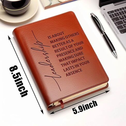 Boss Appreciation Gift Leader Leather Notebook Thank You Gifts for Leader Boss Mentor Supervisor PM Retirement Gift Leadership Journal Notebook (Leadership) in Saudi Arabia