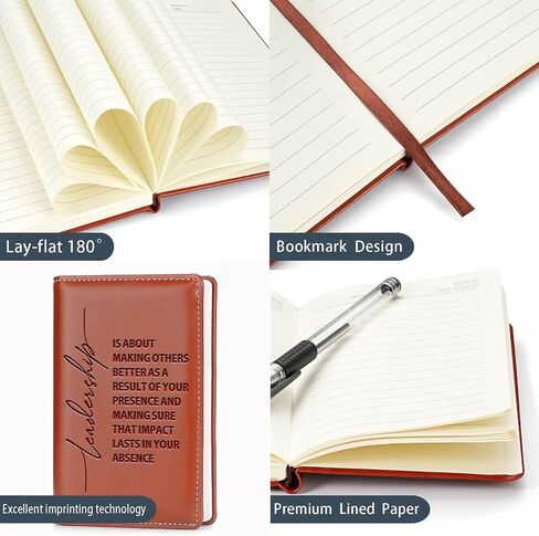Boss Appreciation Gift Leader Leather Notebook Thank You Gifts for Leader Boss Mentor Supervisor PM Retirement Gift Leadership Journal Notebook (Leadership) in Saudi Arabia