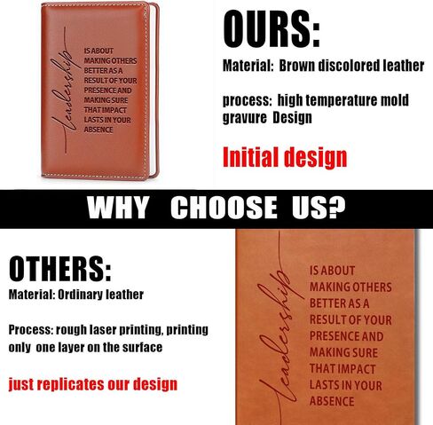 Boss Appreciation Gift Leader Leather Notebook Thank You Gifts for Leader Boss Mentor Supervisor PM Retirement Gift Leadership Journal Notebook (Leadership) in Saudi Arabia