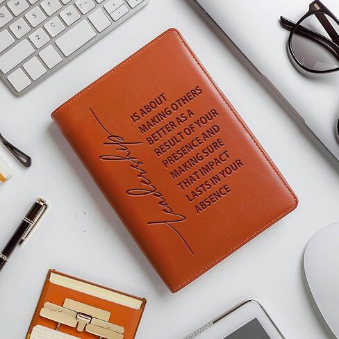Boss Appreciation Gift Leader Leather Notebook Thank You Gifts for Leader Boss Mentor Supervisor PM Retirement Gift Leadership Journal Notebook (Leadership) in Saudi Arabia