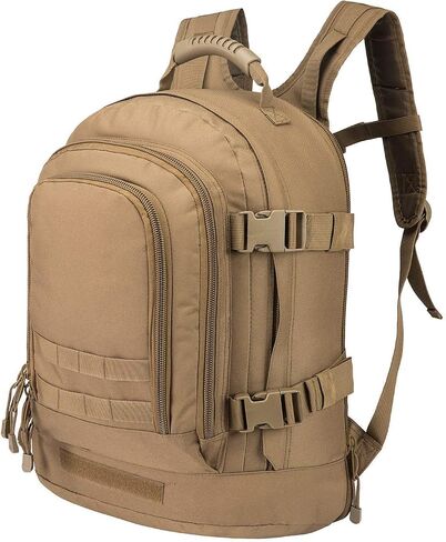 Greencity Laptop Backpacks Tactical 3 Day Expandable Bug Out Bag Classic Case Travel Hiking，Black in Kuwait
