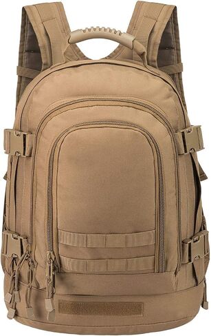 Greencity Laptop Backpacks Tactical 3 Day Expandable Bug Out Bag Classic Case Travel Hiking，Black in Kuwait