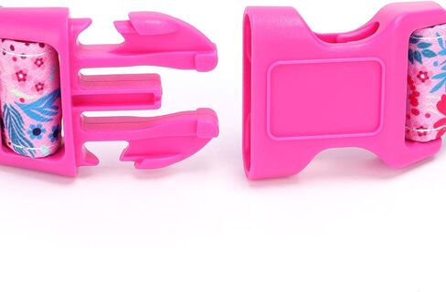 Soft & Comfy Dog Collar with Bow, Detachable and Adjustable Bow Tie Collar,Durable, and Stylish Pet Collar for Girl Female Small Medium Large Dogs (M, Hot Pink) in Saudi Arabia