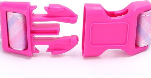 Soft & Comfy Dog Collar with Bow, Detachable and Adjustable Bow Tie Collar,Durable, and Stylish Pet Collar for Girl Female Small Medium Large Dogs (M, Hot Pink) in Saudi Arabia