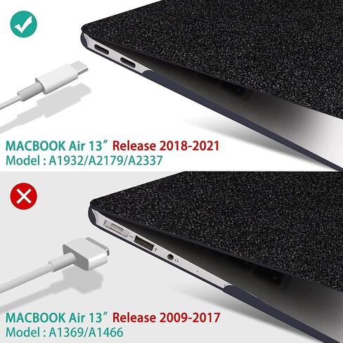 Smart Idea Case Compatible with MacBook Air 13 Inch M1 Clip A2337 Release 2021 and A2179 A1932 Release 2020 2019 2018 Matte Hard Plastic Shell Cover & Keyboard Skin (Idea Bulb) in Saudi Arabia