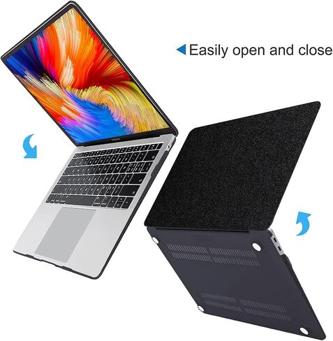 Smart Idea Case Compatible with MacBook Air 13 Inch M1 Clip A2337 Release 2021 and A2179 A1932 Release 2020 2019 2018 Matte Hard Plastic Shell Cover & Keyboard Skin (Idea Bulb) in Saudi Arabia