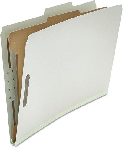 Universal UNV10262 4-Section Pressboard Classification Folder - Legal, Gray (10/Box) in Saudi Arabia