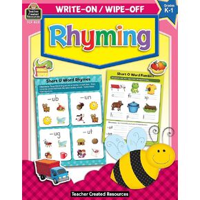 Write-On/Wipe-Off: Rhyming (TCR8221)