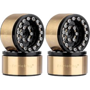 1.0 Brass Beadlock Wheel 1.0" Wheels for 1/18 TRX4M 1/24 Axial SCX24 AX24 FCX24 Upgrade Parts