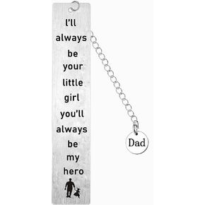 Dad Bookmark Gifts from Son Father Bookmark Fathers Day Dad Gifts Christmas Gifts Birthday Gifts for Dad Daddy Bookmark I'll Always Be Your Little Boy （Always Be Your Little Boy ）