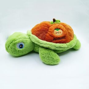 17.7" Green Plush Cute Turtle Stuffed Animals,Soft Sea Turtle Plush Toy,Big Tortoise Plushies Pillow Gifts for Children Friend Birthday Christmas Mother's Day