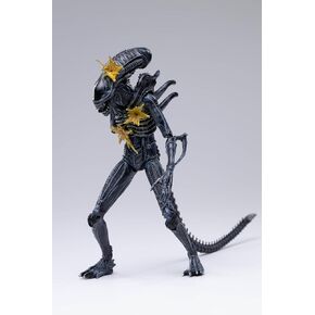 Hiya Toys Exquisite Mini Series 1/18 Scale 5 Inch Aliens Battle Damage Alien Warrior Action Figure