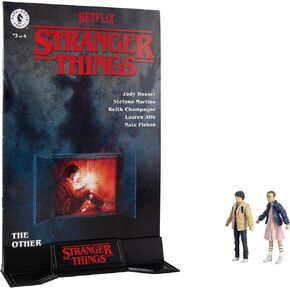 McFarlane Toys - Stranger Things Page Punchers 2pk Eleven and Mike Wheeler 3in Action Figures with Comic
