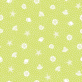Stitch & Sparkle Fabrics, Under The Sea, Blue Seaweed Under The Sea Cotton Fabrics, Quilt, Crafts, Sewing, Cut by The Yard, 44 Inches (SSUN210)