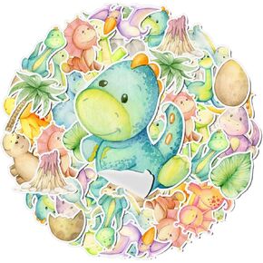 20 PCS Party Dinosaur Stickers - Roar into Adventure with Dino Decor!
