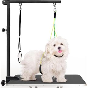 Dog Grooming Table Arm - 37" Dog Grooming Table Arm Dog Grooming Stand with Loop Noose Foldable Dog Grooming Harness for Small Medium Dogs in Kuwait