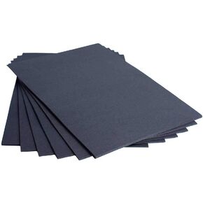 بطاقة House of Card & Paper A5 220 GSM - أسود (عبوة من 25 ورقة)