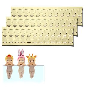 Sonny Angels Hippers Adhesive Tape - Double-Sided Clear Pads for Mini Figures, Phone Accessories & Creative Decor (72 PCS)