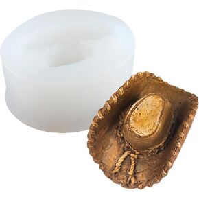 Cowboy Hat Silicone Mold Cowboy Hat Candle Molds Cowboy Hat Mold for Candle Making Candle Home Decoration Aromatherapy Gypsum Candles
