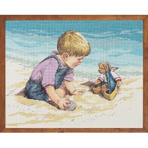 Janlynn Seashore Fun Counted Cross Stitch Kit