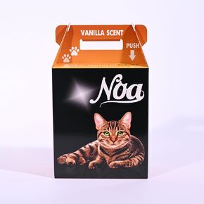 NOA Mineral Clumping Cat Litter- 100% Natural Odor Control Dust-Free Hypoallergenic Lightweight Eco-Friendly Product with Pure Vanilla Bliss Made in USA