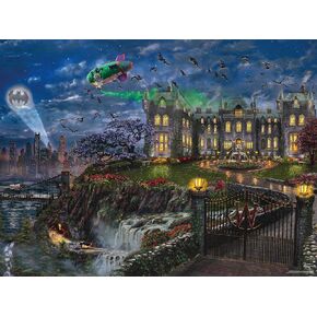 Ceaco - Thomas Kinkade - Justice League - Wayne Manor - 500 Piece Jigsaw Puzzle