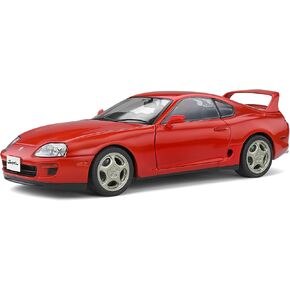 Solido S1807601 1:18 1993 Toyota Supra Mk.4 (A80) -Renaissance Red Collectible Miniature car for unisex-adult