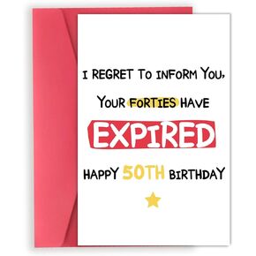 OJsensai Cool 60th Birthday Card for Women Men, Funny 60 Years Old Bday Gifts for Friends Bestie, Happy Gifts Ideas for 60 Birthday Mom Dad