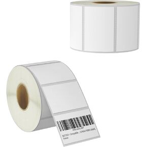 BETCKEY - 3" x 2" (76 mm x 51 mm) Multipurpose & Shipping Labels Compatible with Zebra & Rollo Label Printer,Premium Adhesive & Perforated [2 Rolls, 1500 Labels]