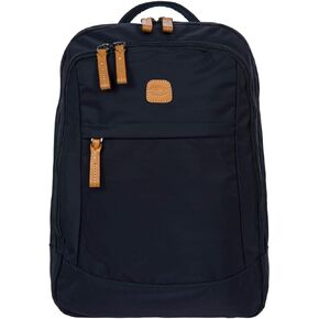 Bric's X-Travel Metro Backpack - 15 Inch - Travel Backpack for Women and Men - Designer Bag with Large Pockets - Navy