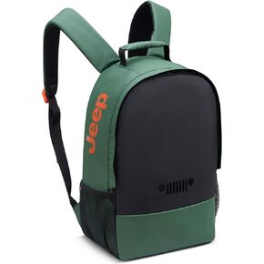 Jeep JS012C Travel Backpack, Black, 15.6" Laptop