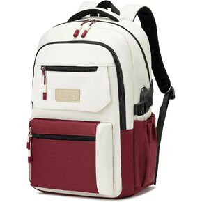 YALUNDISI Laptop Backpack 15.6 Inch Business and Travel Daypack with USB Port Water Resistant, Casual Work Bag