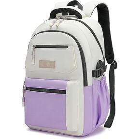 حقيبة ظهر YALUNDISI للكمبيوتر المحمول مقاس 15.6 بوصة للعمل والسفر مع منفذ USB مقاومة للماء، حقيبة عمل كاجوال in Kuwait