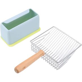 GLOGLOW Cat Litter Shovel, Cat Sand Litter Scoop Cat Poop Shovel Toilet Feces Cleaning Cat Litter Scoop Cleaning Shovel Tool Pet Sifter Scoop Cat Litter Sifter Scoop