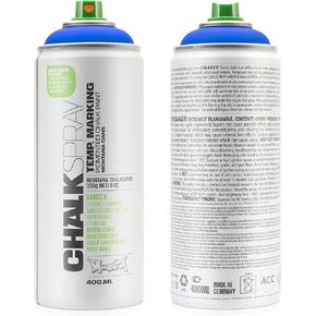 Montana Cans Montana Chalk Color Spray Paint, 400 Ml, White, 13.5 Fl Oz (Pack of 1)