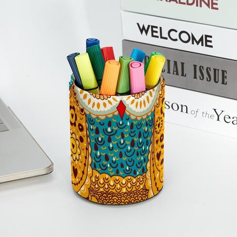 Brain with knowledge Pen Pencil Holder Cup, Makeup Brush Storage Organizer, Desk Accessories Holder Desktop Stationery Organizer for Office School Home in Saudi Arabia