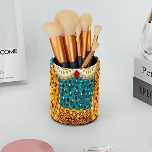 Brain with knowledge Pen Pencil Holder Cup, Makeup Brush Storage Organizer, Desk Accessories Holder Desktop Stationery Organizer for Office School Home in Saudi Arabia
