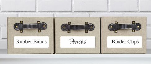 ملصقات نفث الحبر/الليزر القابلة للإزالة من Office Depot، مقاس 1 بوصة. × 3 بوصة، أبيض، عبوة من 250 قطعة، OD98799 in Kuwait