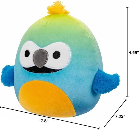 Squishmallows 7.5 Inch Plush - Baptise the Macaw Parrot in Saudi Arabia