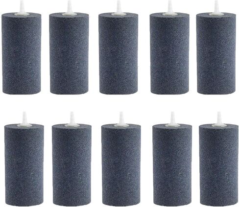AQUANEAT 4x2 inch Aquarium Air Stones 10pcs, Aerator Diffuser,Air Stones for Aquariums,Fish Tanks,Pond and Hydroponics in Saudi Arabia
