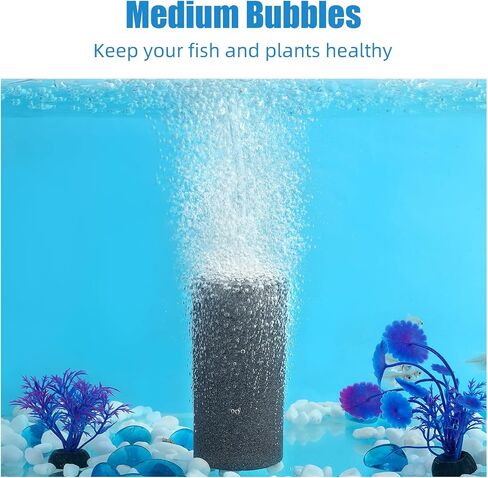 AQUANEAT 4x2 inch Aquarium Air Stones 10pcs, Aerator Diffuser,Air Stones for Aquariums,Fish Tanks,Pond and Hydroponics in Saudi Arabia