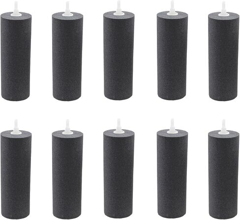 AQUANEAT 4x2 inch Aquarium Air Stones 10pcs, Aerator Diffuser,Air Stones for Aquariums,Fish Tanks,Pond and Hydroponics in Saudi Arabia