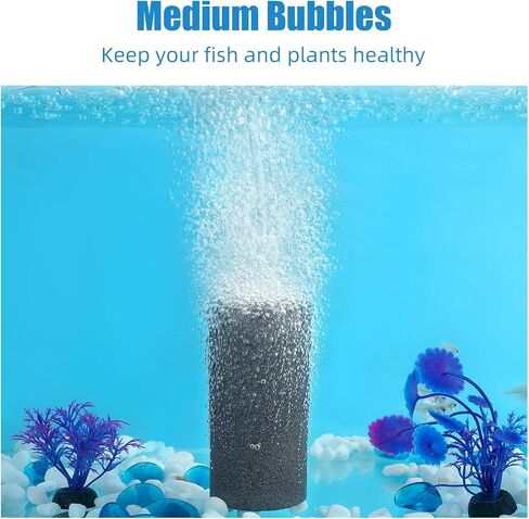 AQUANEAT 4x2 inch Aquarium Air Stones 10pcs, Aerator Diffuser,Air Stones for Aquariums,Fish Tanks,Pond and Hydroponics in Saudi Arabia