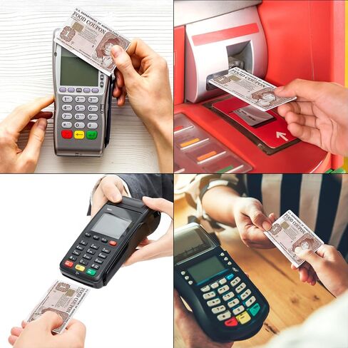 Debit Card Sticker, 10 Pack Funny Credit Card Skin - Food Stamp Design- Creative Card Cover Sticker-Trendy Credit Card Skin - Stylish Protection for Your Cards in Saudi Arabia