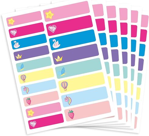 Waterproof Removable Labels Name Stickers - 360Pcs Handwrite Labels for Water Bottles,Kids School Supplies,Camp Gears Daycare and Storage Bins in Kuwait